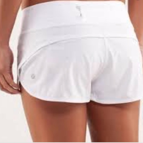 Lululemon Athletica Womens White Shorts 